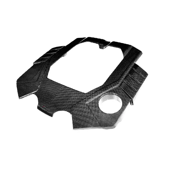 Audi C8 RS6 RS7 Black Carbon Engine Cover Gloss/Matte