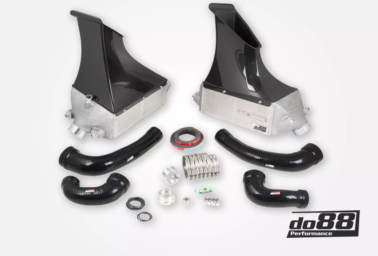 Porsche 911 Turbo (991) Intercooler kit MERA for do88/OEM Y-pipe