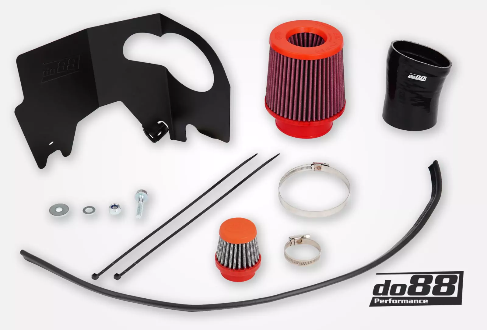SAAB 9-5 2.8t V6 2010-2011 Intake system with Black/Blue hoses