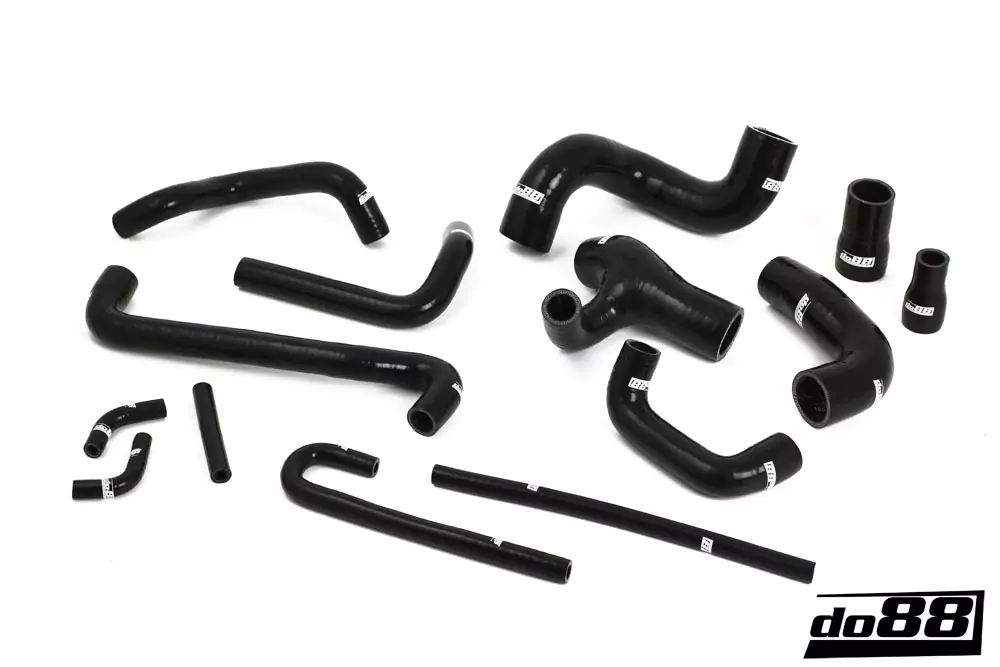 BMW M3 E30 Coolant hoses Black/Red/Blue