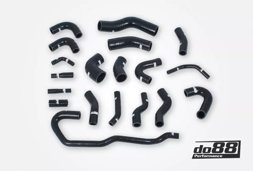 Audi RS6 C5 2002-2004 Coolant hoses Black/Red/Blue