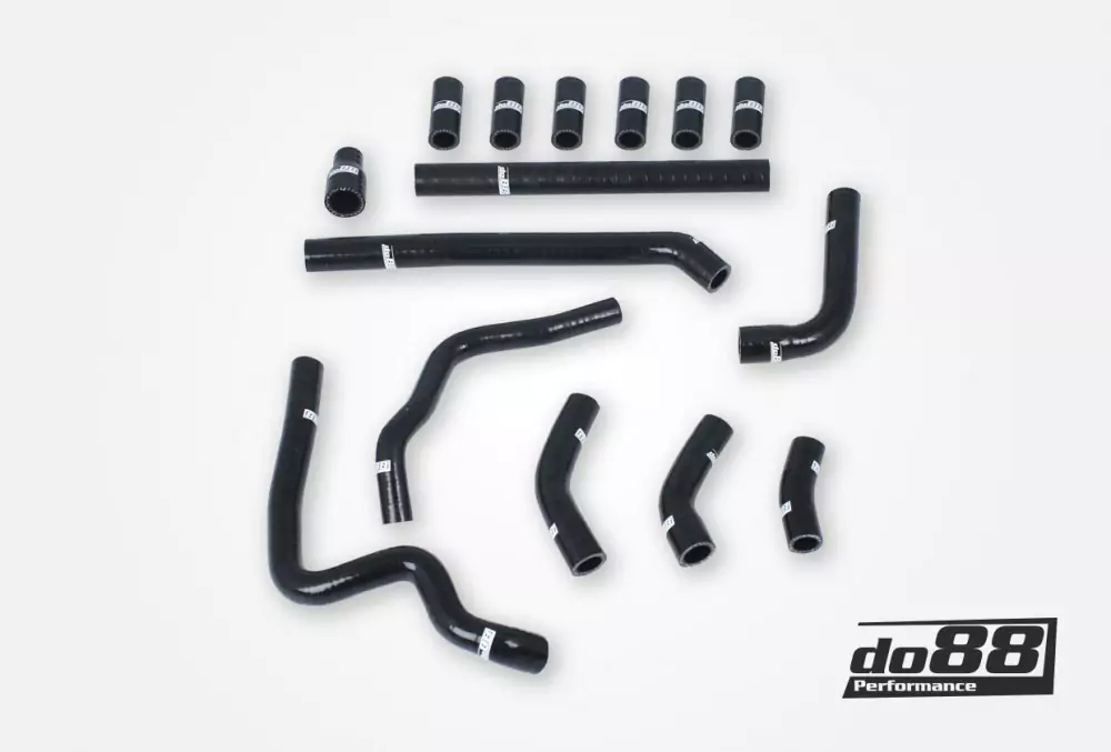 Audi RS6 C5 2002-2004 Crankcase vent hoses Black/Red/Blue