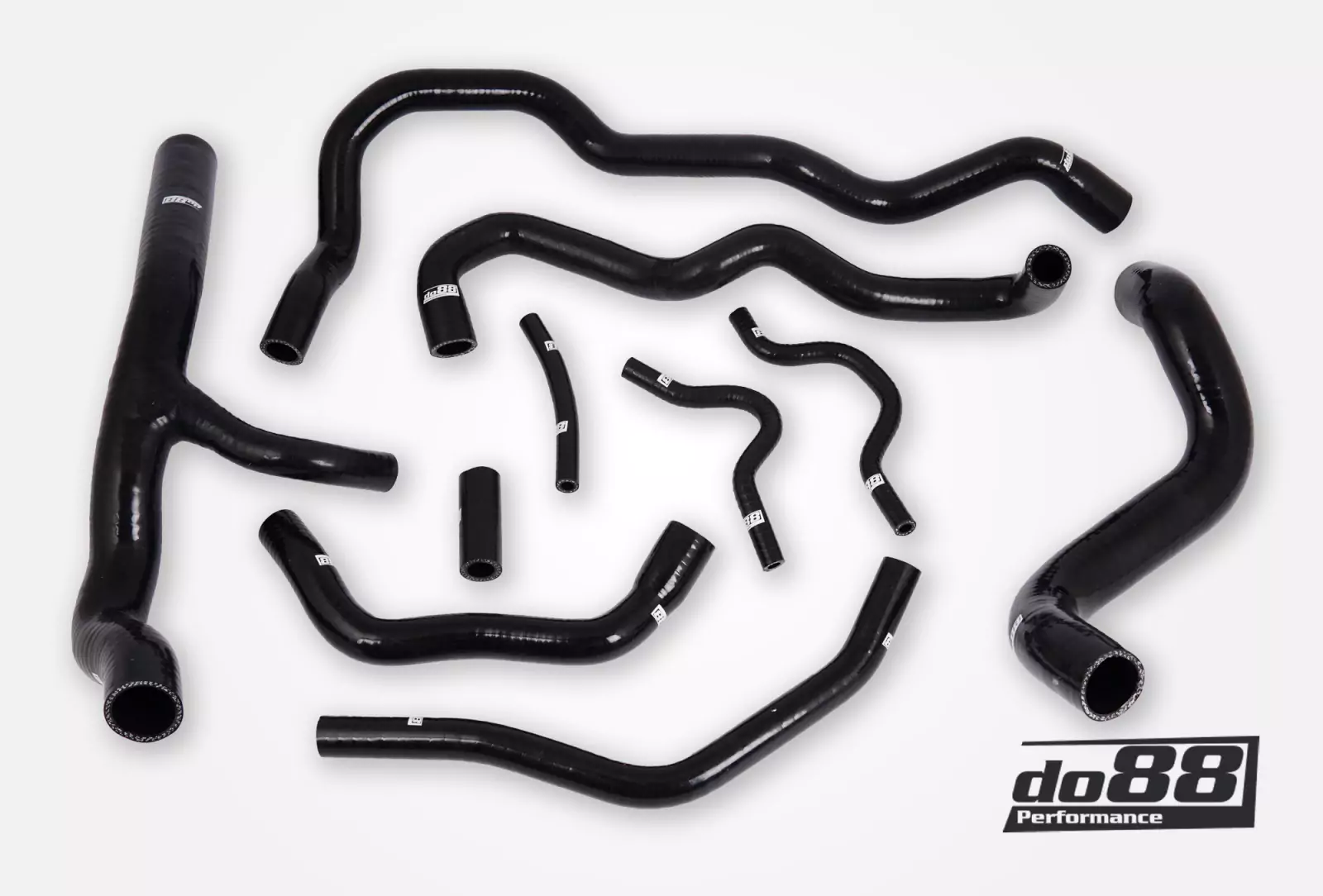 SAAB 9-5 2.8T Turbo6 2010-2011 Coolant hoses Black/Blue