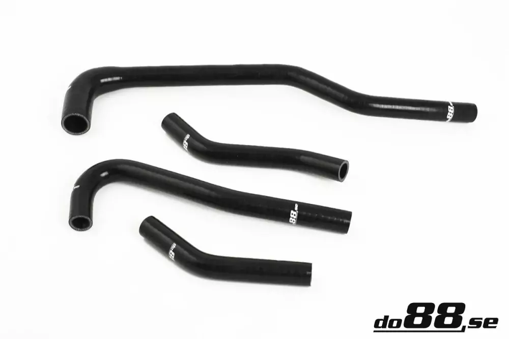 SAAB 9000 1992-98 Heater hoses Black/Red/blue