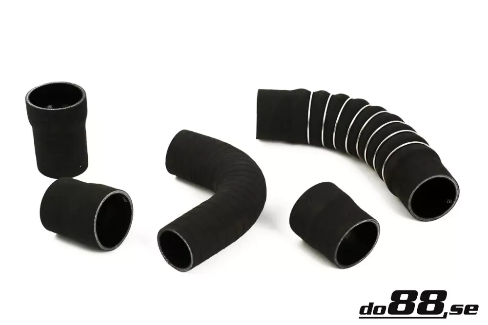 Volvo 240 Turbo B21FT Pressure hoses Black/Red/Blue