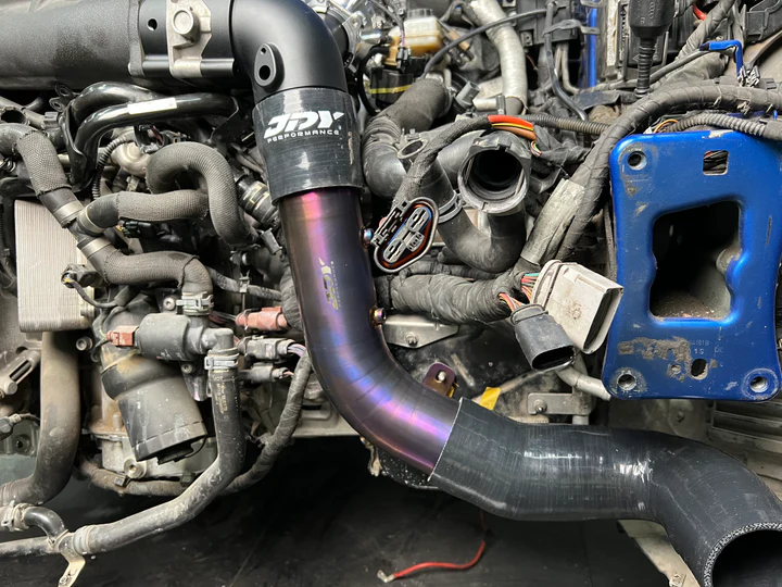 JDY 2.5TFSI DAZA DNW Throttle Elbow BOV & Titanium Boost Pipe Kits - Image 7