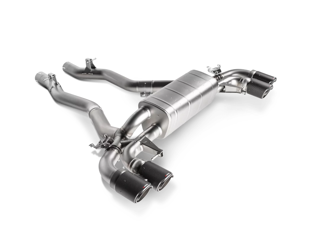 BMW M5 / M5 Competition OPF (F90) Slip-On (Titanium) + Carbon Tail Pipe Set