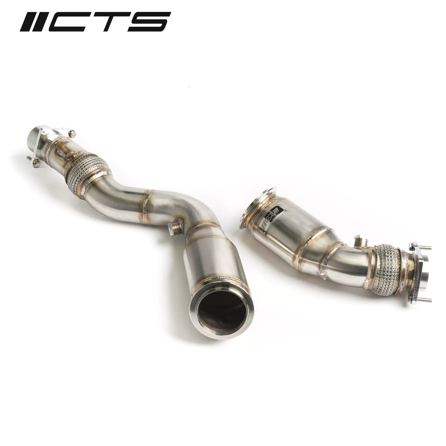 CTS Turbo 3" Stainless Steel High-Flow Cats BMW S55 F80 F82 F87 M3/M4/M2 Competition