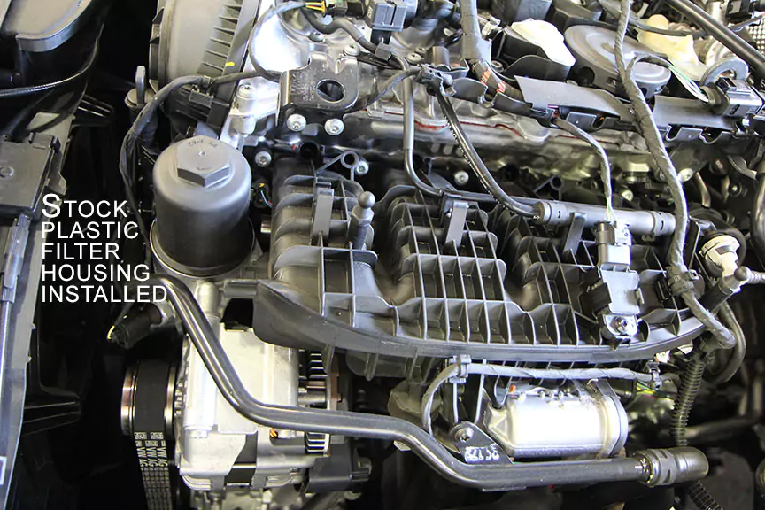 CTS B-Cool Billet MQB Oil Filter Housing - Image 6