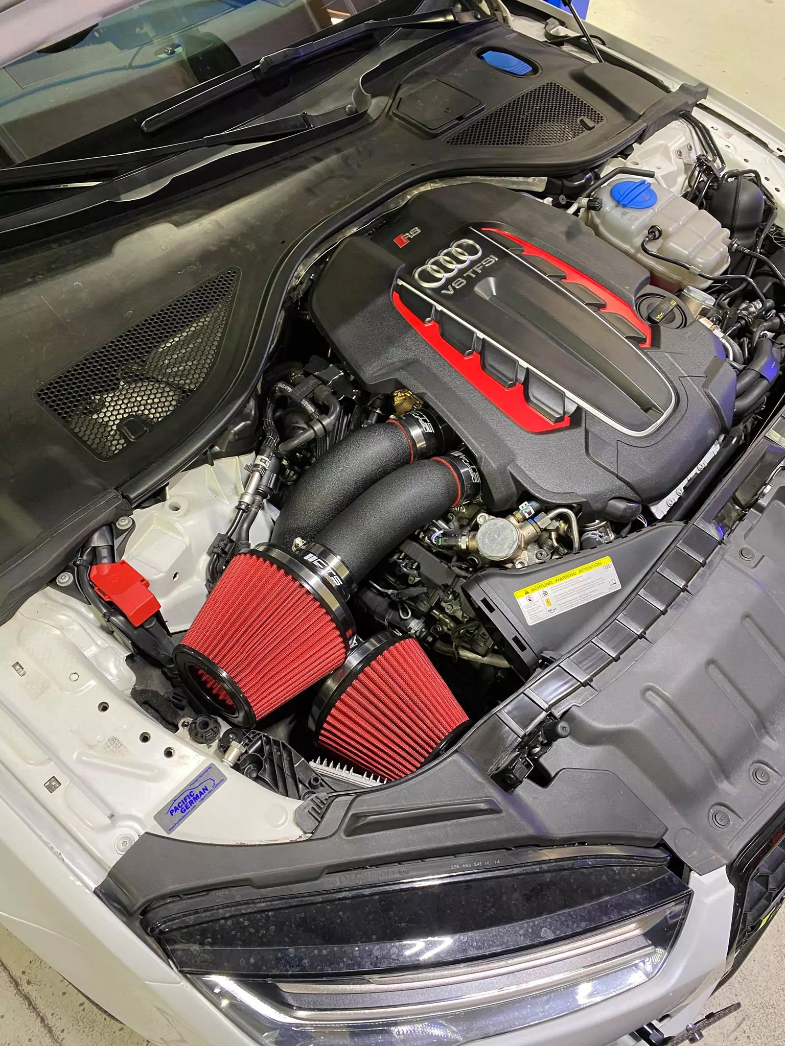 CTS Turbo C7 S6/S7/RS6/RS7 Dual 3" Intake Kit With 6" Velocity Stack - Image 3
