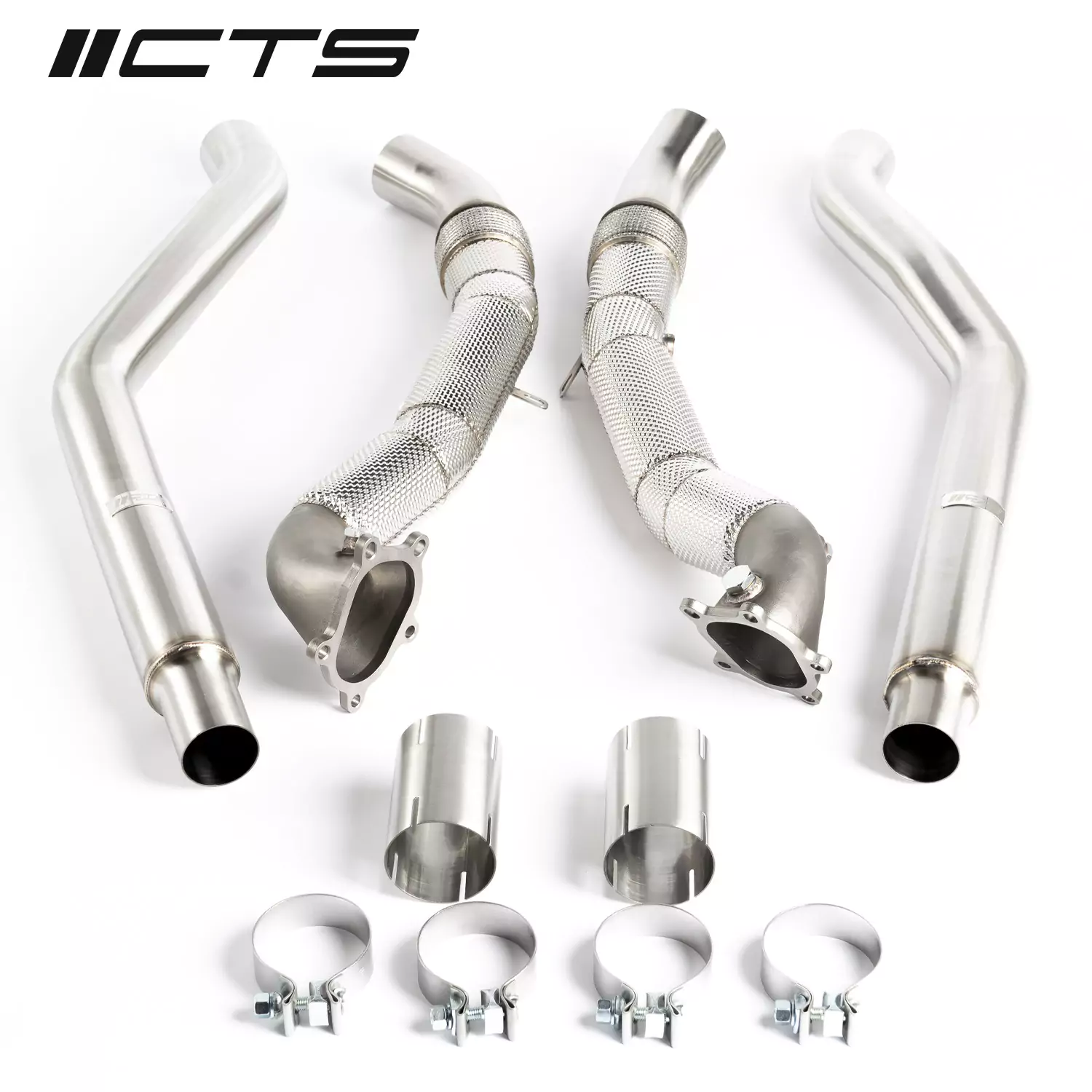 CTS Turbo Audi C7 S6/S7/RS6/RS7 4.0T Cast Downpipe Race Set