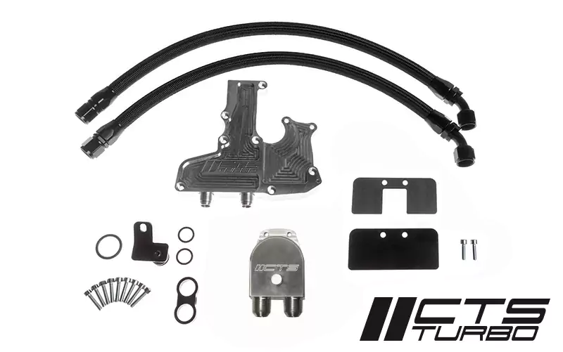 CTS Turbo Audi B8.5 A4/A5 Catch Can Kit (Flex-Fuel With Aluminum Intake Manifold)