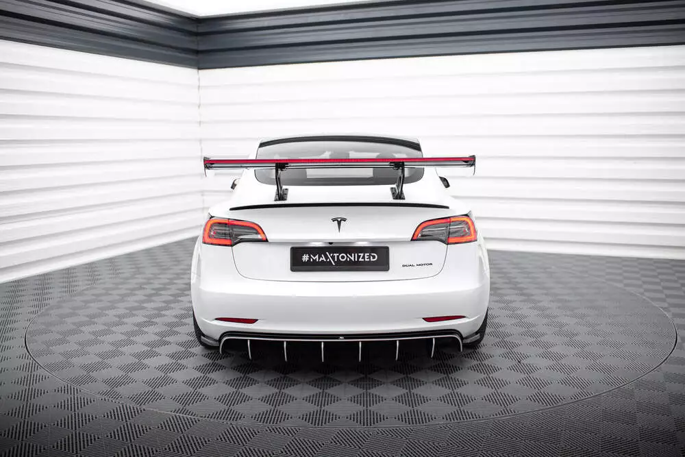 Carbon Spoiler + Led Tesla Model 3 - Image 9