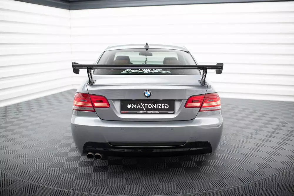 Carbon Spoiler With External Brackets Uprights Bmw 3 / M3 Coupe E92