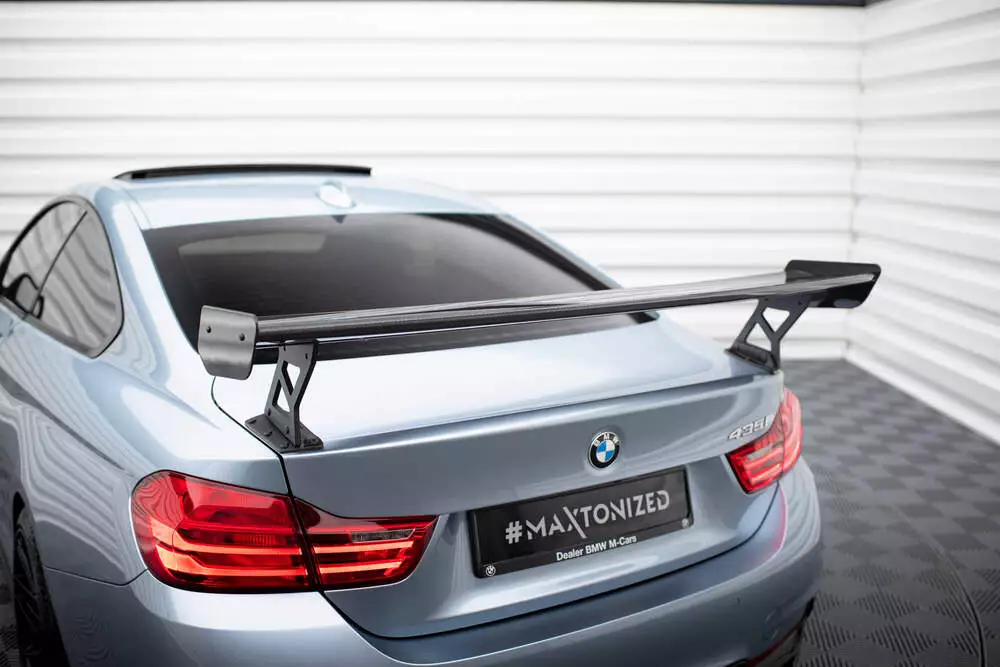Carbon Spoiler With External Brackets Uprights Bmw 4 F32 / 4 F32 M-pack Coupe
