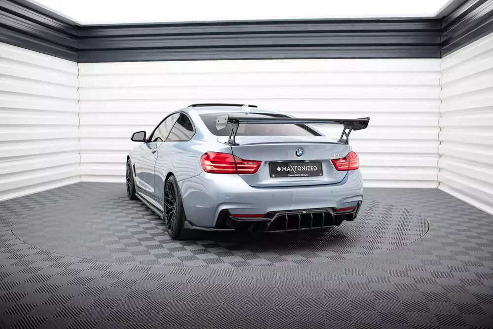Carbon Spoiler With External Brackets Uprights Bmw 4 F32 / 4 F32 M-pack Coupe - Image 3