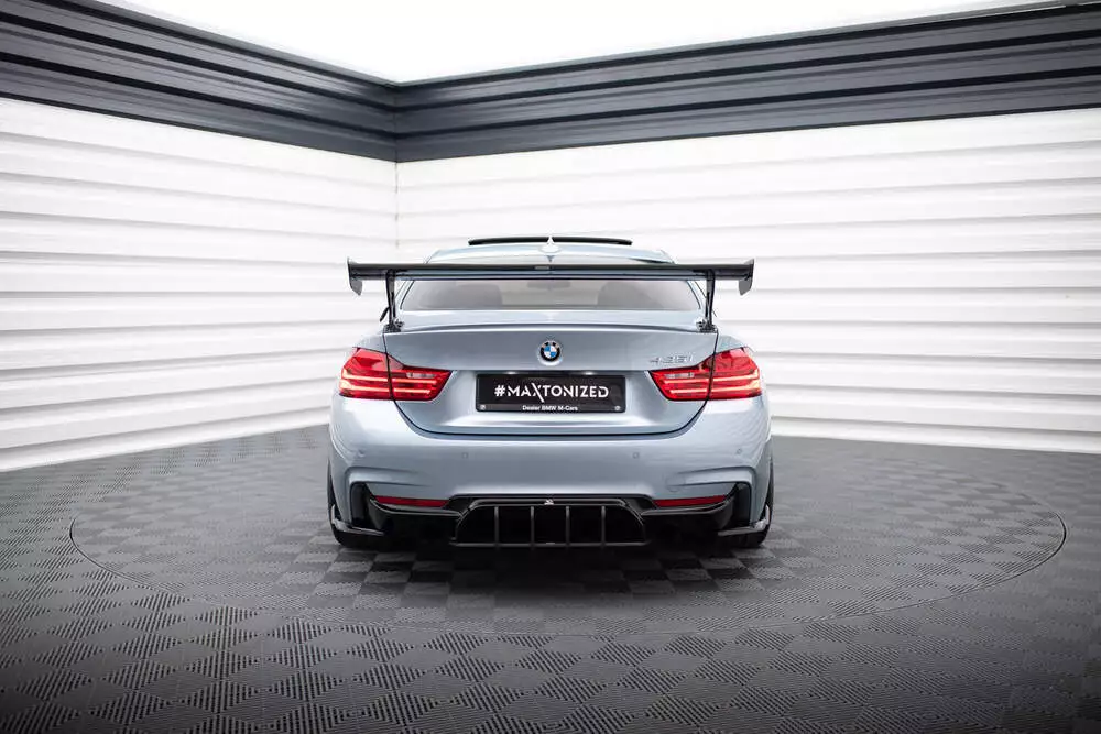 Carbon Spoiler With External Brackets Uprights Bmw 4 F32 / 4 F32 M-pack Coupe - Image 4