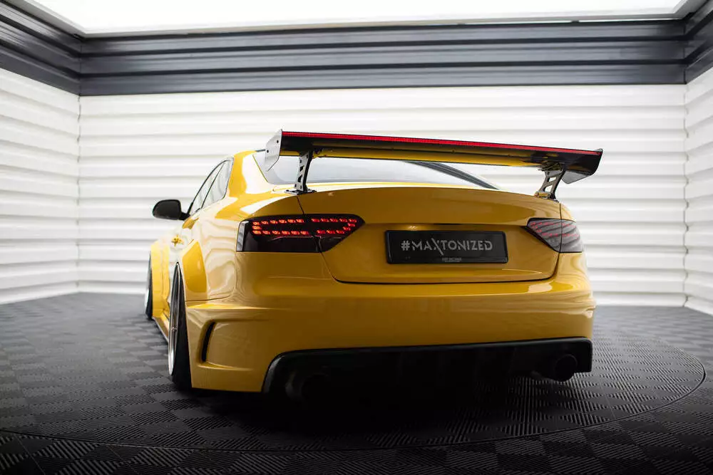 Carbon Spoiler With External Brackets Uprights + Led Audi A5 Coupe 8t - Image 10