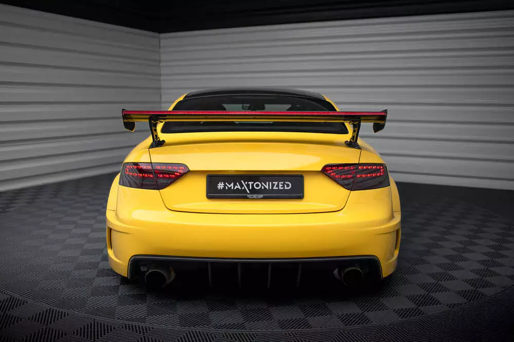 Carbon Spoiler With External Brackets Uprights + Led Audi A5 Coupe 8t - Image 3