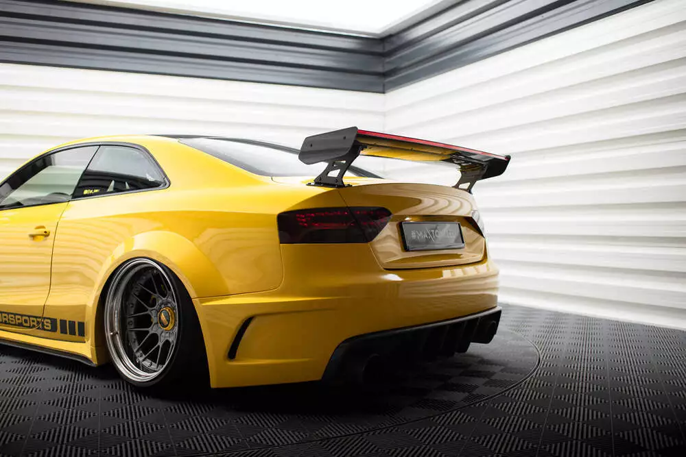 Carbon Spoiler With External Brackets Uprights + Led Audi A5 Coupe 8t - Image 8