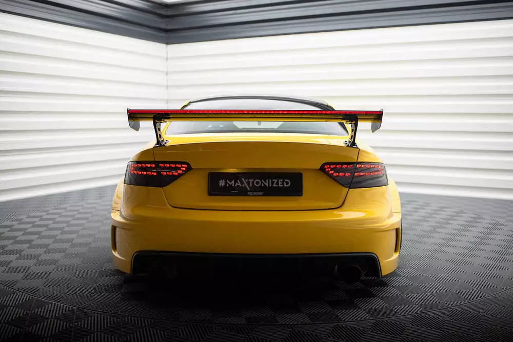 Carbon Spoiler With External Brackets Uprights + Led Audi A5 Coupe 8t - Image 9