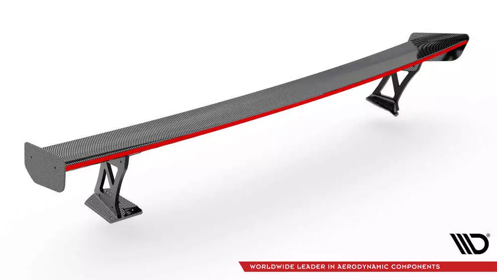 Carbon Spoiler With External Brackets Uprights + Led Bmw M3 G80 / M340i G20 / 3 M-pack G20 / 3 Standard G20 - Image 13