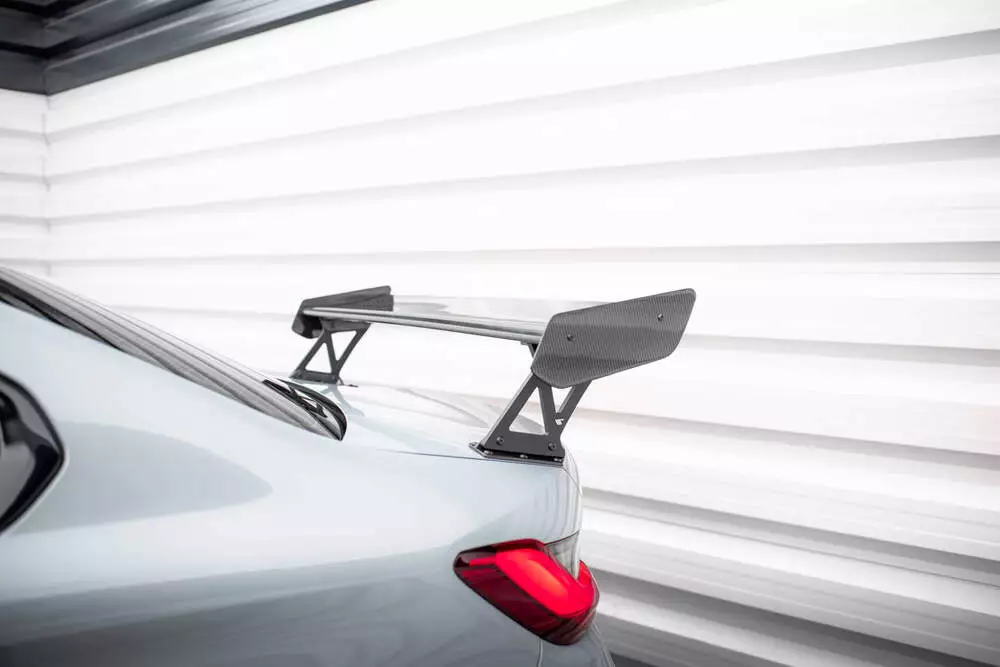 Carbon Spoiler With External Brackets Uprights + Led Bmw M3 G80 / M340i G20 / 3 M-pack G20 / 3 Standard G20 - Image 5