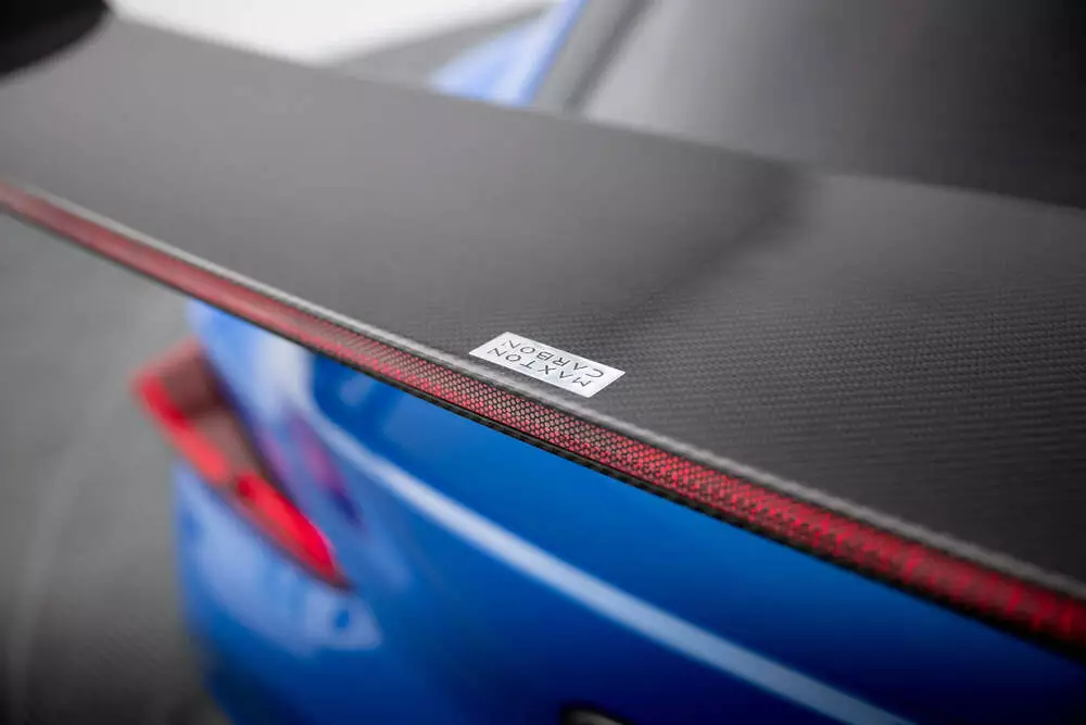 Carbon Spoiler With External Brackets Uprights + Led Toyota Supra Mk5 - Image 6