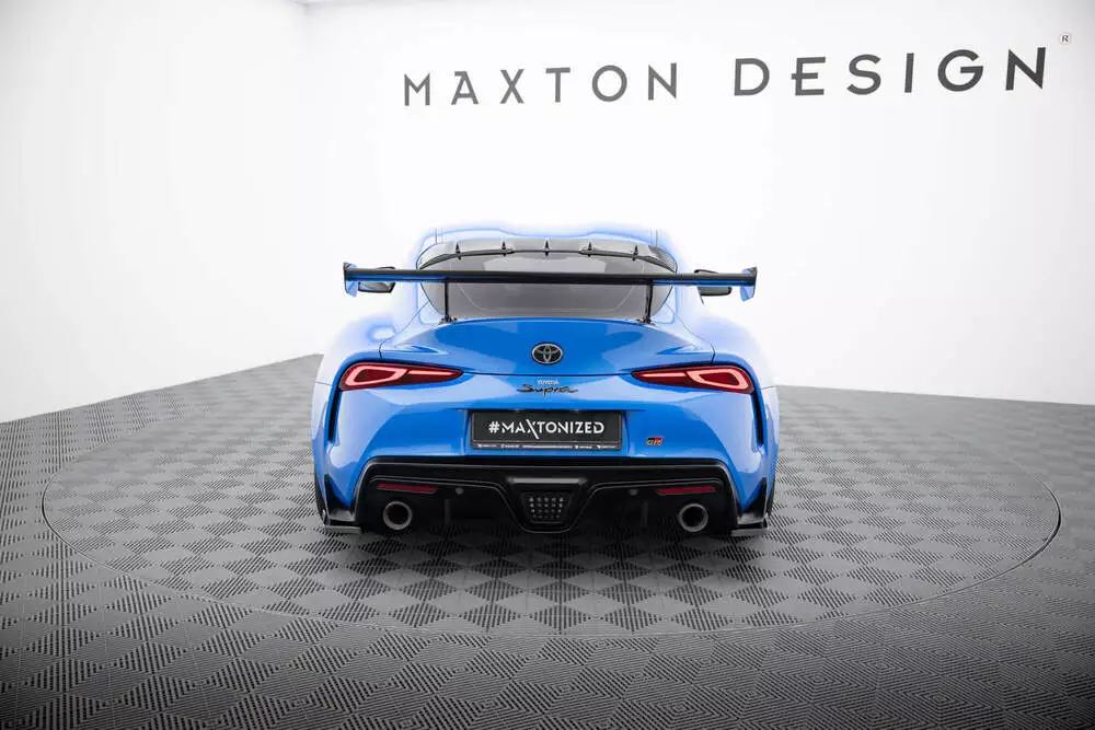Carbon Spoiler With External Brackets Uprights Toyota Supra Mk5 - Image 2