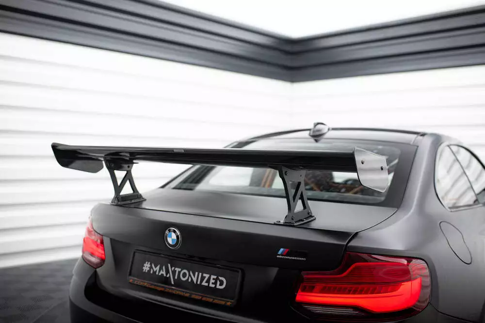 Carbon Spoiler With Internal Brackets Uprights Bmw M2 F87 / 2 / 2 M-pack F22 - Image 2