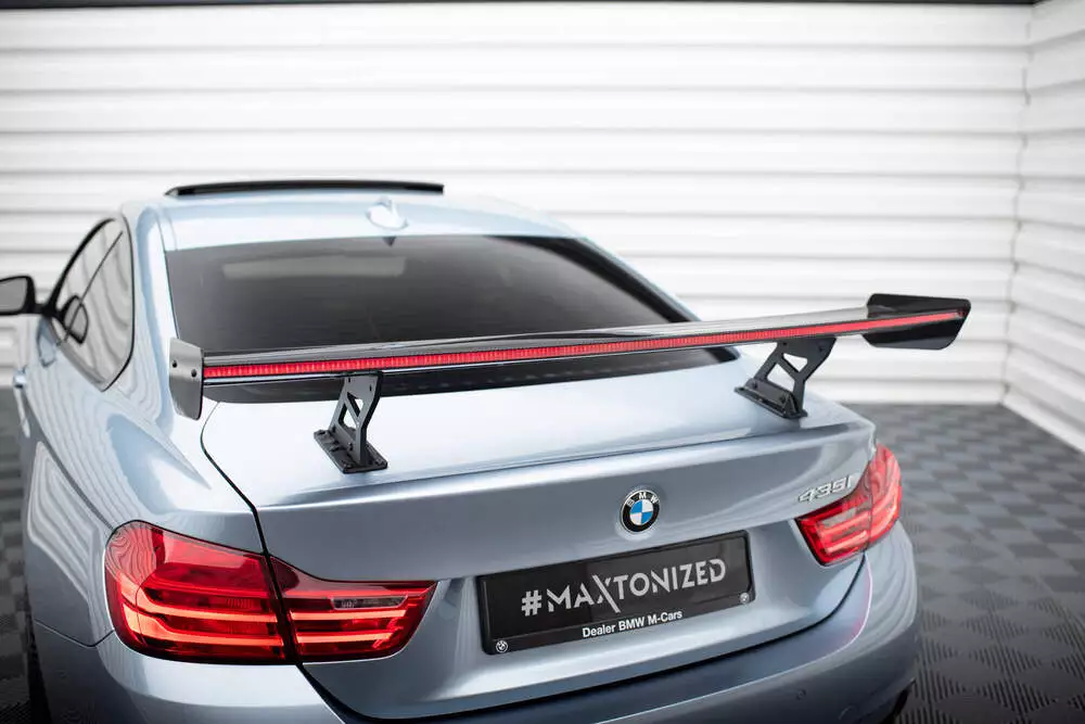 Carbon Spoiler With Internal Brackets Uprights + Led Bmw 4 F32 / 4 F32 M-pack Coupe - Image 10