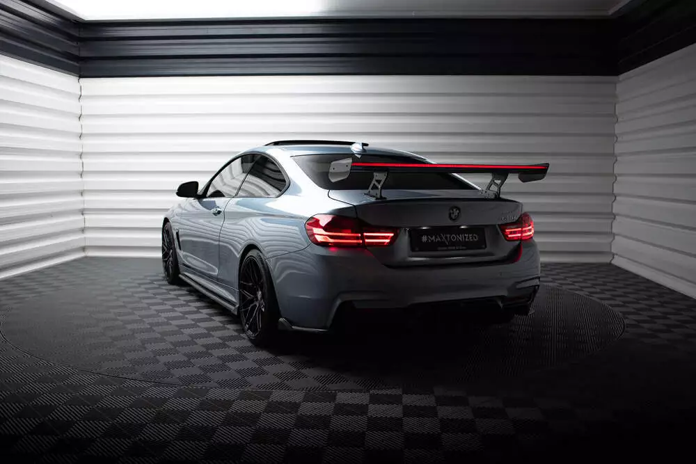 Carbon Spoiler With Internal Brackets Uprights + Led Bmw 4 F32 / 4 F32 M-pack Coupe - Image 2