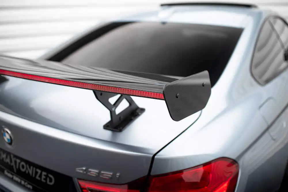Carbon Spoiler With Internal Brackets Uprights + Led Bmw 4 F32 / 4 F32 M-pack Coupe - Image 3