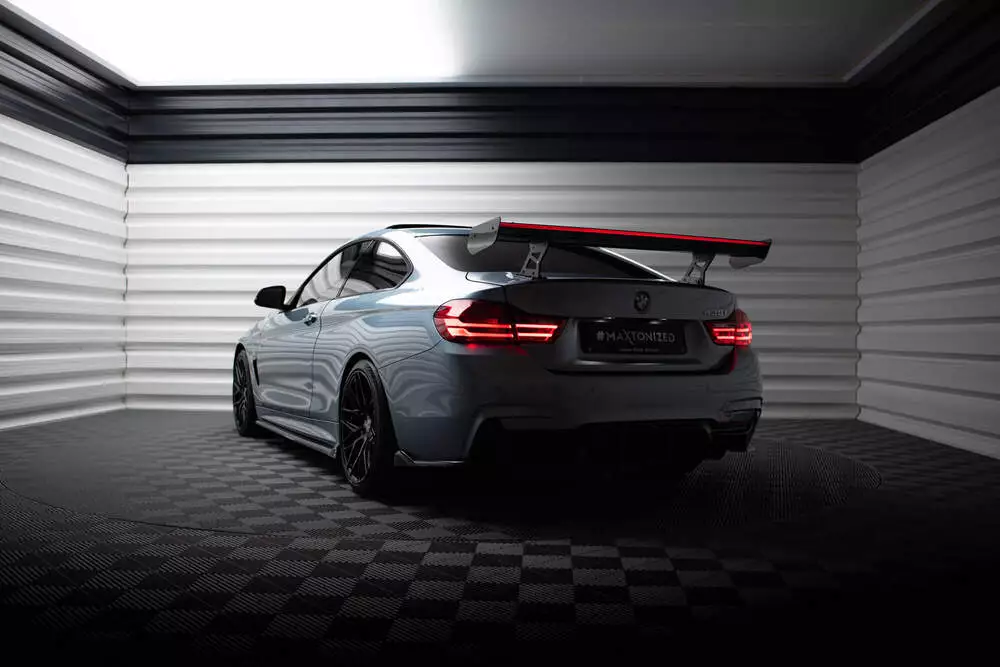 Carbon Spoiler With Internal Brackets Uprights + Led Bmw 4 F32 / 4 F32 M-pack Coupe - Image 4