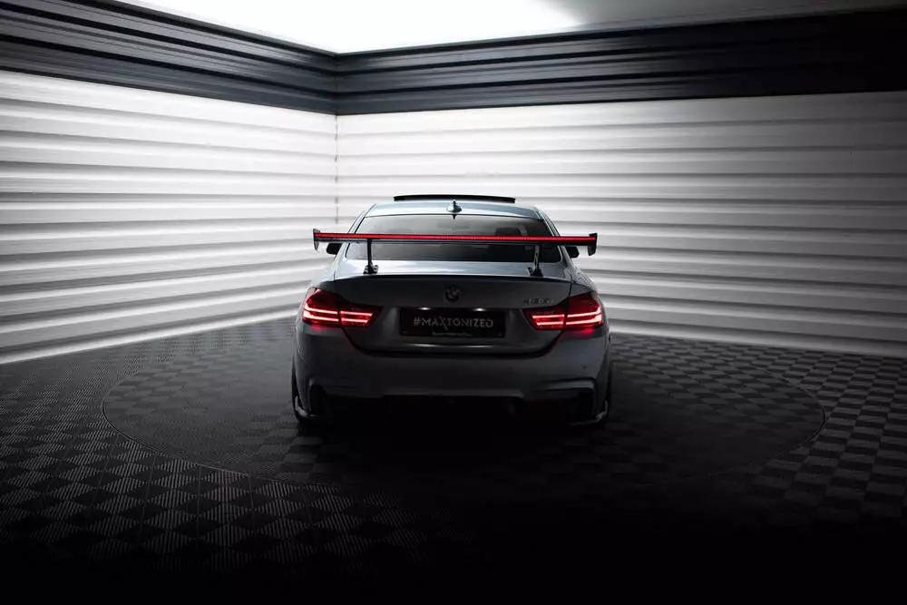 Carbon Spoiler With Internal Brackets Uprights + Led Bmw 4 F32 / 4 F32 M-pack Coupe - Image 5