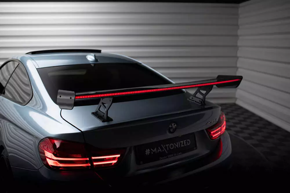 Carbon Spoiler With Internal Brackets Uprights + Led Bmw 4 F32 / 4 F32 M-pack Coupe - Image 6