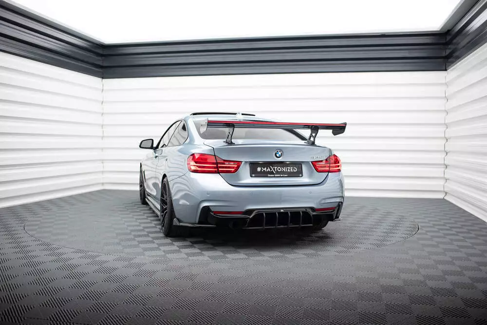 Carbon Spoiler With Internal Brackets Uprights + Led Bmw 4 F32 / 4 F32 M-pack Coupe - Image 7