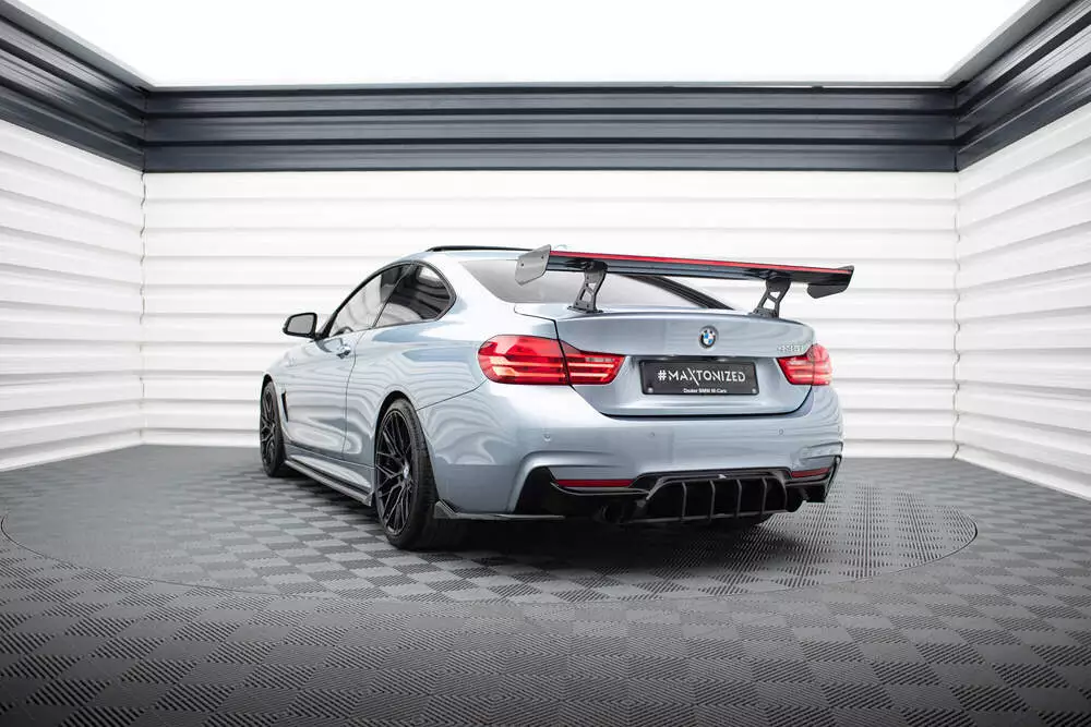 Carbon Spoiler With Internal Brackets Uprights + Led Bmw 4 F32 / 4 F32 M-pack Coupe - Image 8