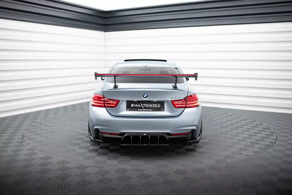 Carbon Spoiler With Internal Brackets Uprights + Led Bmw 4 F32 / 4 F32 M-pack Coupe - Image 9