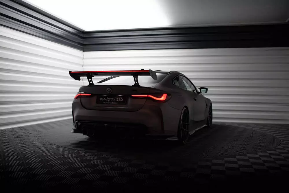 Carbon Spoiler With Internal Brackets Uprights + Led Bmw M4 G82 / G82 Facelift / M440i / 4 M-pack G22 / G22 Facelift - Image 2