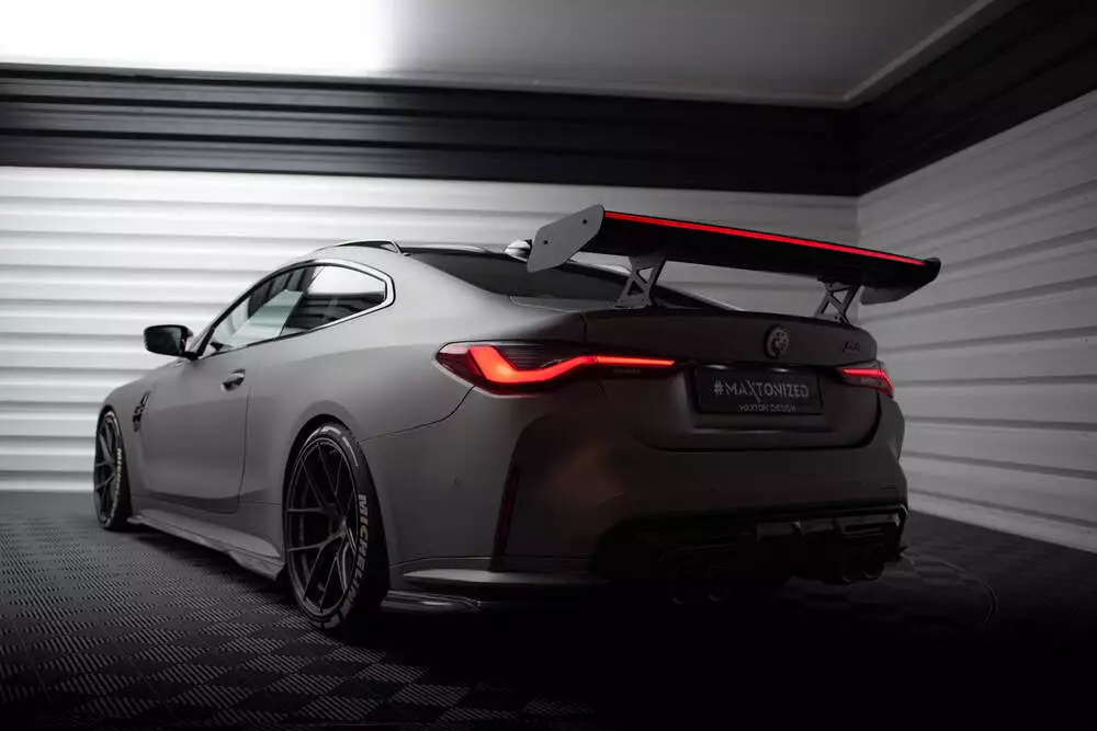 Carbon Spoiler With Internal Brackets Uprights + Led Bmw M4 G82 / G82 Facelift / M440i / 4 M-pack G22 / G22 Facelift - Image 3