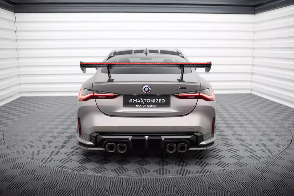 Carbon Spoiler With Internal Brackets Uprights + Led Bmw M4 G82 / G82 Facelift / M440i / 4 M-pack G22 / G22 Facelift - Image 4