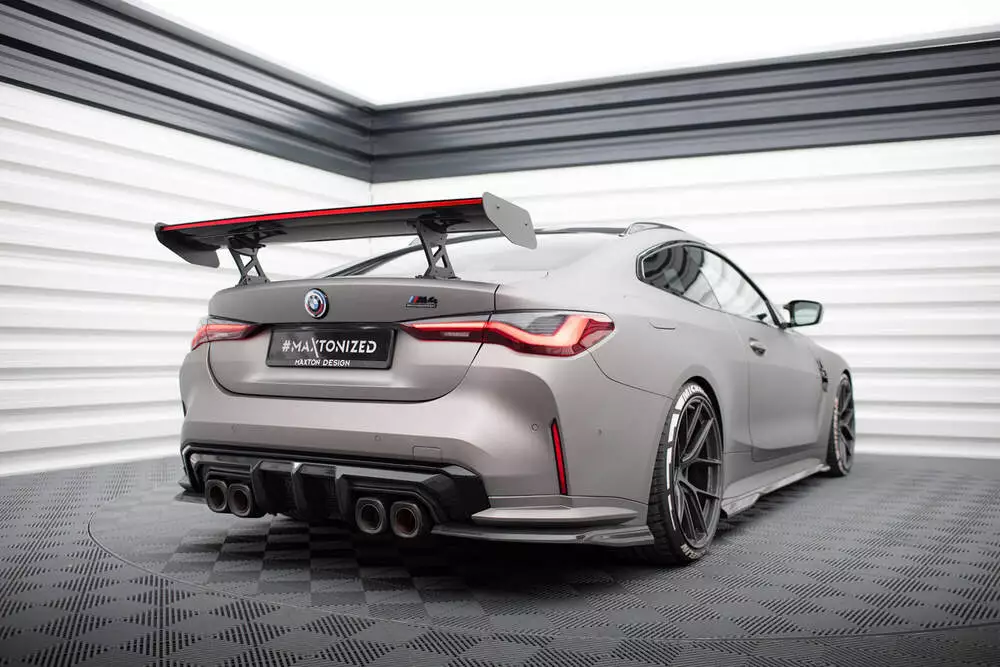Carbon Spoiler With Internal Brackets Uprights + Led Bmw M4 G82 / G82 Facelift / M440i / 4 M-pack G22 / G22 Facelift - Image 6