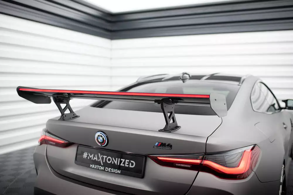 Carbon Spoiler With Internal Brackets Uprights + Led Bmw M4 G82 / G82 Facelift / M440i / 4 M-pack G22 / G22 Facelift - Image 7