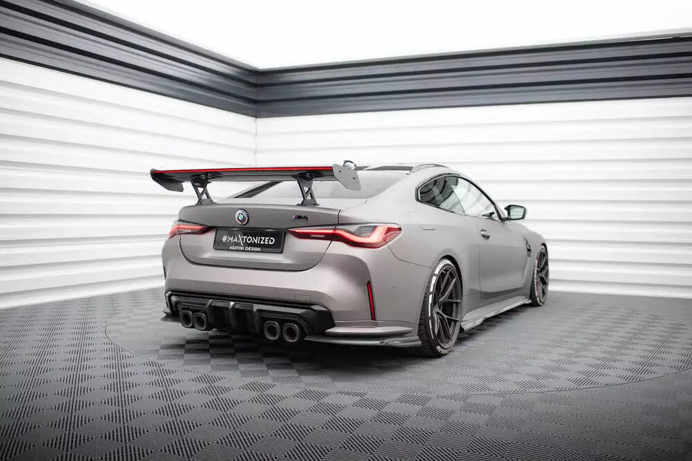 Carbon Spoiler With Internal Brackets Uprights + Led Bmw M4 G82 / G82 Facelift / M440i / 4 M-pack G22 / G22 Facelift - Image 9