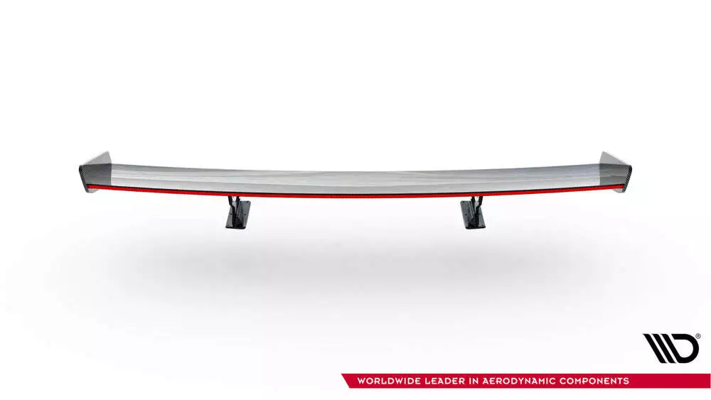 Carbon Spoiler With Internal Brackets Uprights + Led Chevrolet Camaro Ss Mk6 Facelift - Image 10