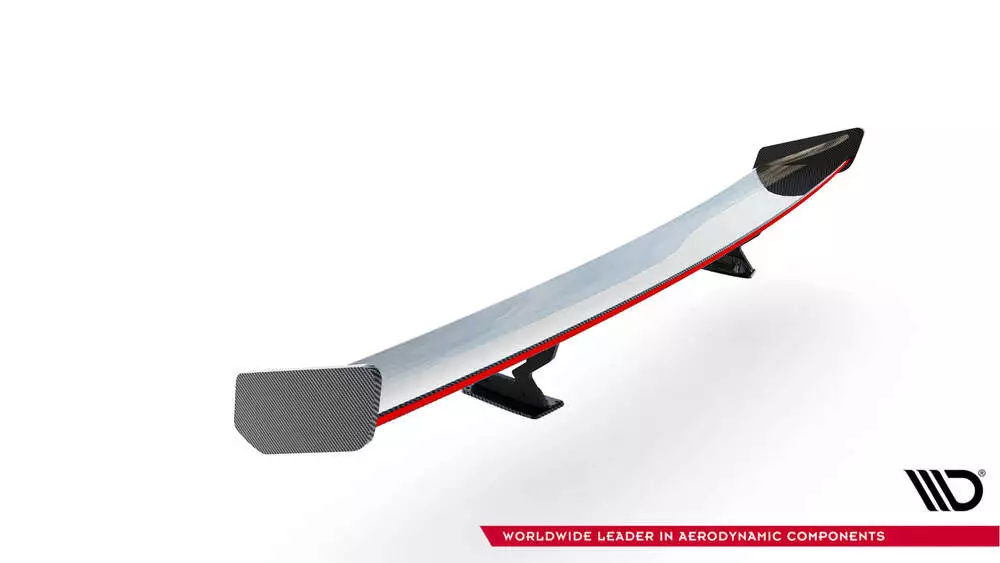 Carbon Spoiler With Internal Brackets Uprights + Led Chevrolet Camaro Ss Mk6 Facelift - Image 11