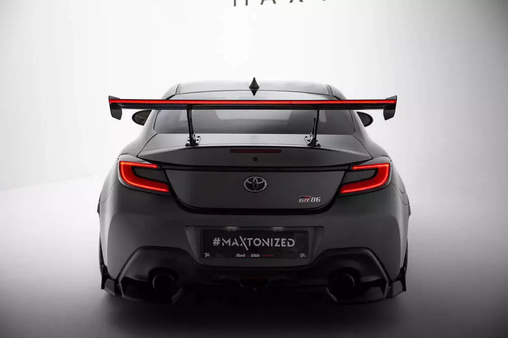 Carbon Spoiler With Internal Brackets Uprights + Led Toyota Gr86 / Subaru Brz Mk2 - Image 2