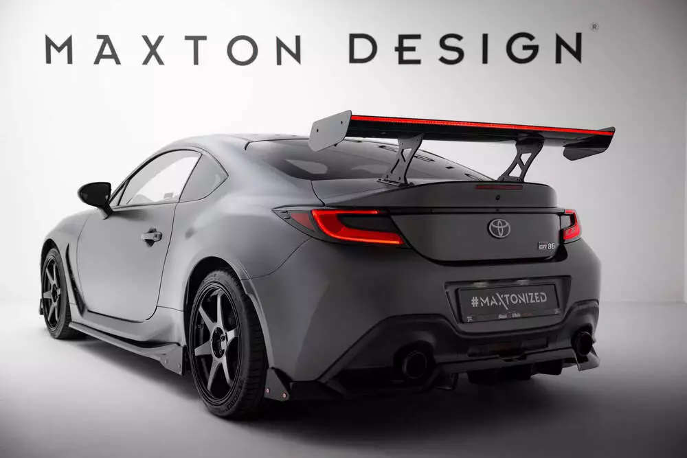 Carbon Spoiler With Internal Brackets Uprights + Led Toyota Gr86 / Subaru Brz Mk2 - Image 3