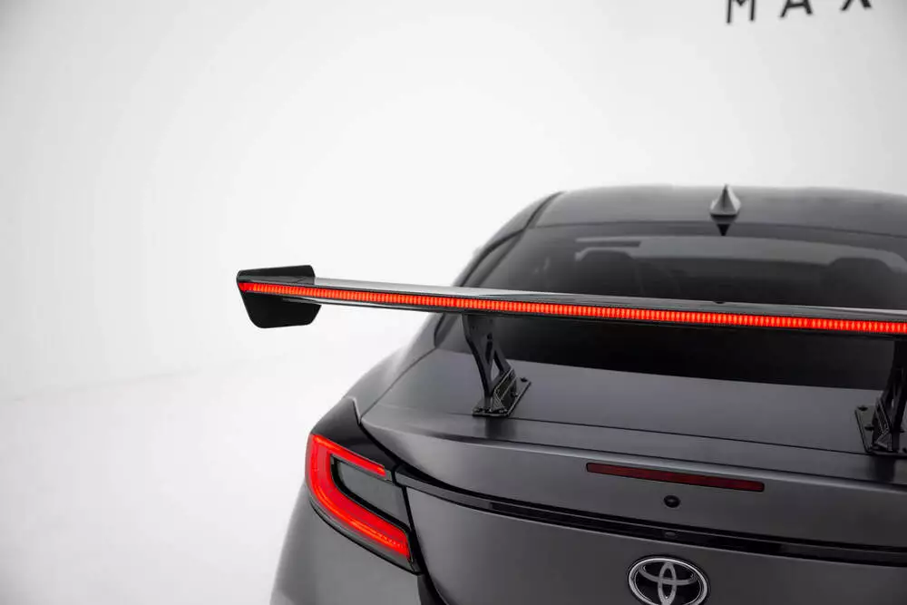 Carbon Spoiler With Internal Brackets Uprights + Led Toyota Gr86 / Subaru Brz Mk2 - Image 6